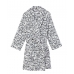 Халат Victoria's Secret Plush Short Cozy Robe, Білий з серцями
