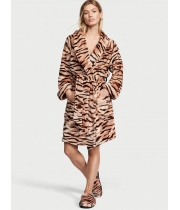 Халат Victoria's Secret Plush Short Cozy Robe, Тигровий колір