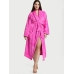 Халат Victoria's Secret Plush Long Robe, Ярко-рожевий