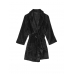 Халат Victoria's Secret Plush Short Cozy Robe, Black VS