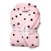 Халат Victoria's Secret Plush Short Cozy Robe, Рожевий в горох