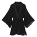 Халат Victoria's Secret Modal Lace-Trim Robe, Чорний