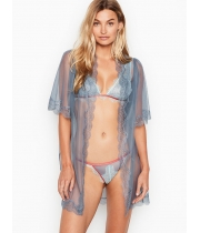 Мереживний халат Victoria's Secret Sheer Lace Kimono