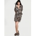 Халат Victoria’s Secret Plush Short Cozy Robe, Леопардовий