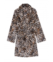 Халат Victoria’s Secret Plush Short Cozy Robe, Леопардовий