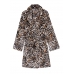Халат Victoria’s Secret Plush Short Cozy Robe, Леопардовий