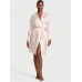 Халат Victoria's Secret Satin Midi Robe, Рожева смужка