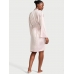 Халат Victoria's Secret Satin Midi Robe, Рожева смужка