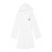 Халат Victoria’s Secret Terry Hooded Short Robe, Білий