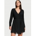 Халат Victoria's Secret Modal Lace-Trim Robe, Чорний
