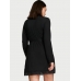 Халат Victoria's Secret Modal Lace-Trim Robe, Чорний