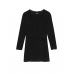 Халат Victoria's Secret Modal Lace-Trim Robe, Чорний