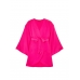 Халат-Кімоно Victoria's Secret Satin Short Robe, Яскраво-рожевий