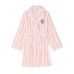 Халат Victoria’s Secret Plush Short Cozy Robe, Pretty Blossom Stripes