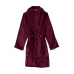 Халат Victoria’s Secret Plush Short Cozy Robe, Бордовий