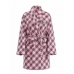 Халат Victoria’s Secret Plush Short Cozy Robe, Рожевий у клітинку