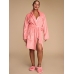 Халат Victoria’s Secret Plush Short Cozy Robe, Кораловий