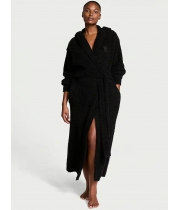Халат Victoria’s Secret Chenille Hooded Long Robe, Чорний