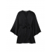 Халат-Кімоно Victoria's Secret Satin Short Robe, Чорний