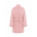 Халат Victoria’s Secret Plush Short Cozy Robe, Світло-рожевий з лого VS