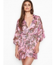 Халат-кімоно Victoria's Secret Flounce Satin Kimono