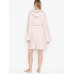 Халат Victoria's Secret Hooded Short Cozy Robe, Pink Stripe