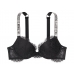 Бюстгалтер Victoria's Secret Very Sexy Shine Strap Push-Up Bra у чорному кольорі