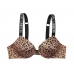 Бюстгалтер Victoria's Secret Very Sexy Shine Strap Push-Up Bra в леопардовому кольорі зі стразами