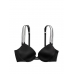 Бюстгалтер Victoria's Secret Very Sexy Double Shine Strap Push-Up Bra, Чорний