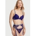 Бюстгалтер Victoria's Secret Very Sexy Shine Strap Lace Push-Up Bra, Темно-синій