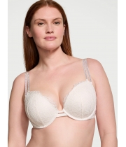 Бюстгалтер Victoria's Secret Very Sexy Double Shine Strap Push-Up Bra, Coconut White