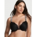 Бюстгалтер Victoria's Secret Very Sexy Shine Strap Lace Push-Up Bra, Чорний