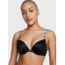 Бюстгалтер Victoria's Secret Very Sexy Shine Strap Smooth Push-Up Bra, Чорний
