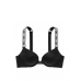 Бюстгалтер Victoria's Secret Very Sexy Shine Strap Smooth Push-Up Bra, Чорний