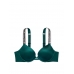 Бюстгалтер Victoria's Secret Very Sexy Shine Strap Smooth Push-Up Bra, Deepest Green