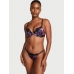 Бюстгалтер Victoria's Secret Very Sexy Shine Strap Smooth Push-Up Bra, Чорний з квітами