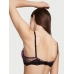 Бюстгалтер Victoria's Secret Very Sexy Shine Strap Smooth Push-Up Bra, Чорний з квітами