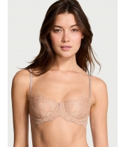 Бюстгалтер Victoria's Secret Wicked Twinkle Strap Unlined Lace Balconette Bra, Бежевий