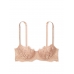 Бюстгалтер Victoria's Secret Wicked Twinkle Strap Unlined Lace Balconette Bra, Бежевий