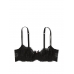 Бюстгалтер Victoria's Secret Wicked Twinkle Strap Unlined Lace Balconette Bra, Чорний 