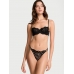 Бюстгалтер Victoria's Secret Wicked Twinkle Strap Unlined Lace Balconette Bra, Чорний 