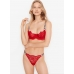 Бюстгалтер Victoria's Secret Wicked Shine Strap Unlined Lace Balconette Bra, Червоний