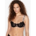 Бюстгалтер Victoria's Secret Wicked Shine Strap Unlined Lace Balconette Bra, Чорний з лео