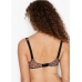 Бюстгалтер Victoria's Secret Wicked Shine Strap Unlined Lace Balconette Bra, Чорний з лео
