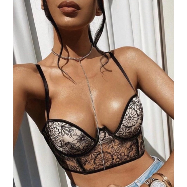 Бюстгалтер Victoria's Secret Floral Embroidered Bra