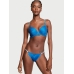 Комплект зі стразами Viсtоriа's Sесrеt Shine Strap Lace Push-up Bra & Brazilian Panty, Enamel Blue
