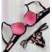 Комплект Victoria's Secret PINK Wear Everywhere Push-Up Bra & Lace Thong
