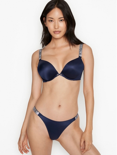 Комплект зі стразами Vistoria's Sесrеt Shine Strap Push-up Bra & Panty