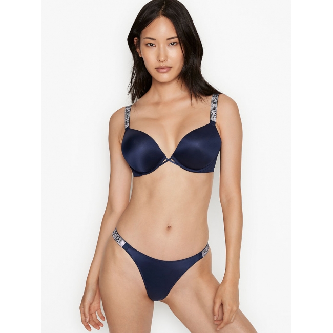 Комплект зі стразами Vistoria's Sесrеt Shine Strap Push-up Bra & Panty