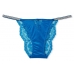Комплект зі стразами Viсtоriа's Sесrеt Shine Strap Lace Push-up Bra & Brazilian Panty, Enamel Blue